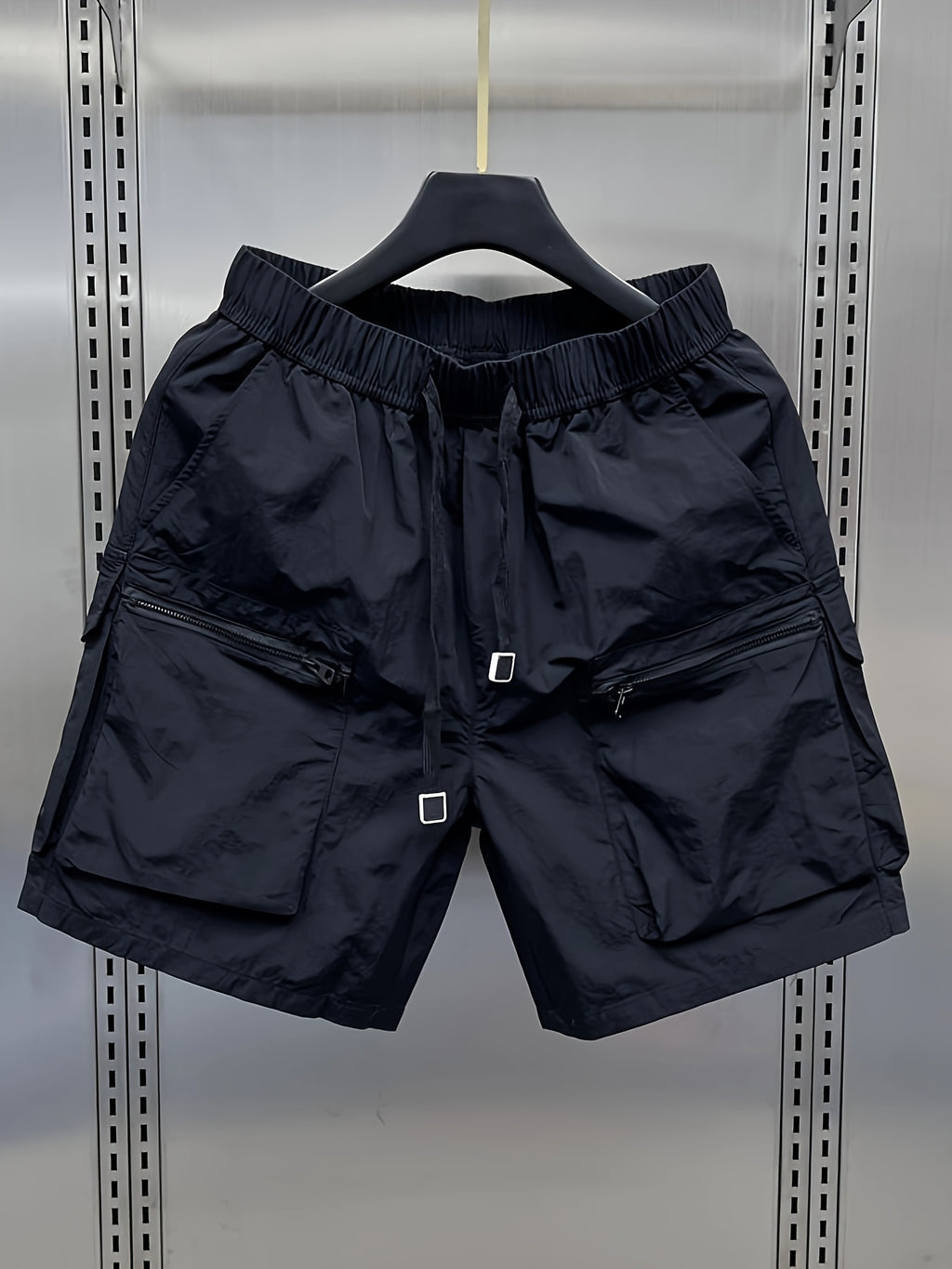 Men's Cargo Shorts, Multi-Pocket, Loose Straight-Leg Casual