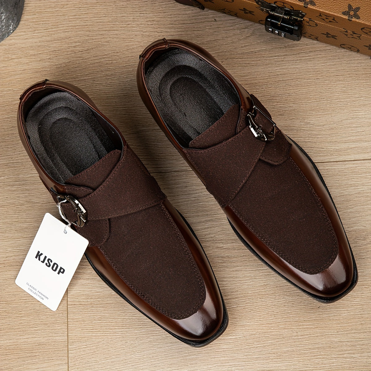 Men's Pointed-Toe Dress Loafers, Oxford Style