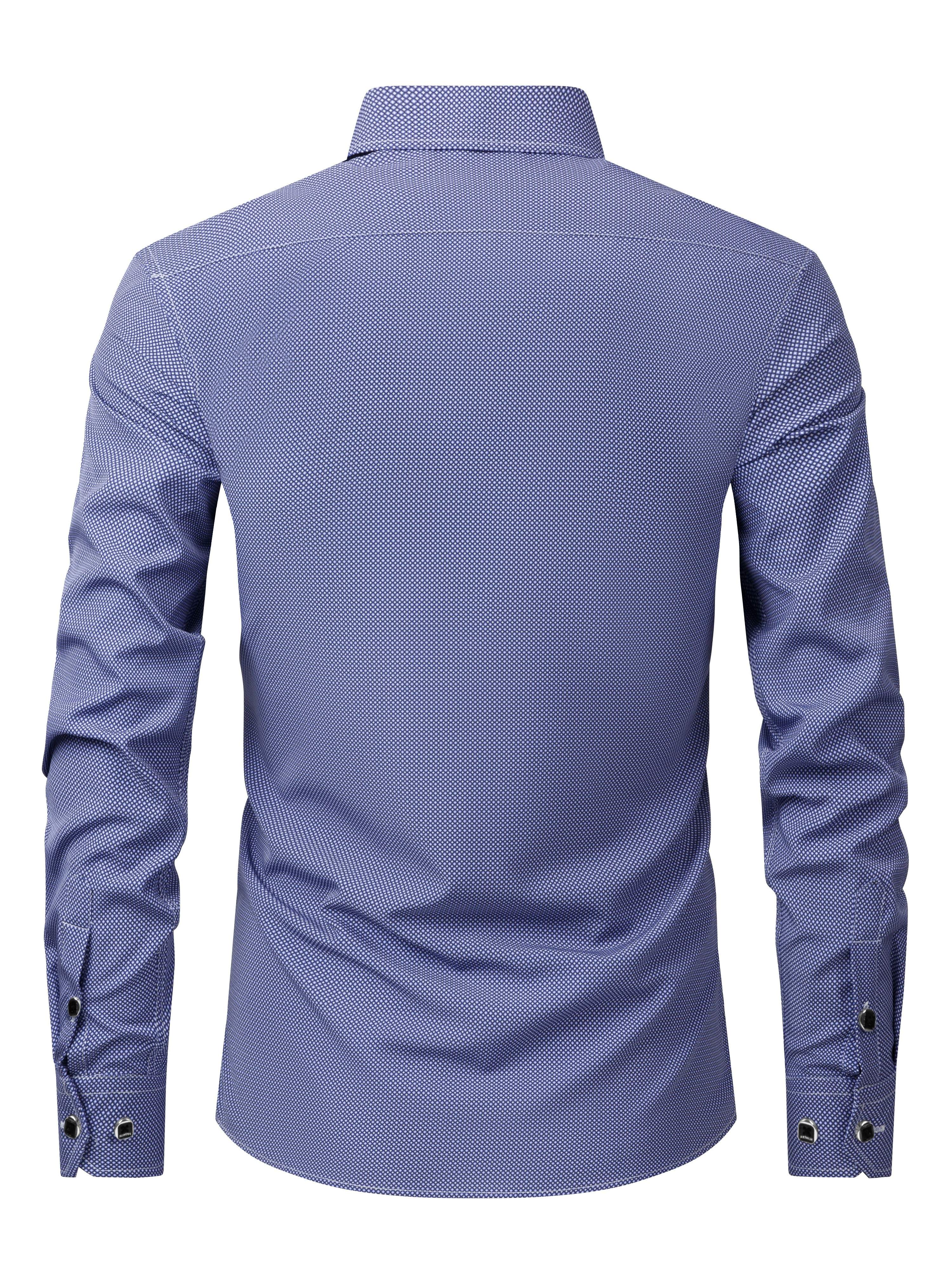 Men's Long-Sleeve Shirt, Floral, Business Formal
