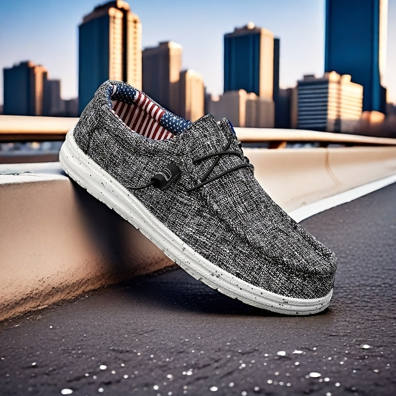 Men's Slip-On Loafer Sneakers, Breathable Lightweight