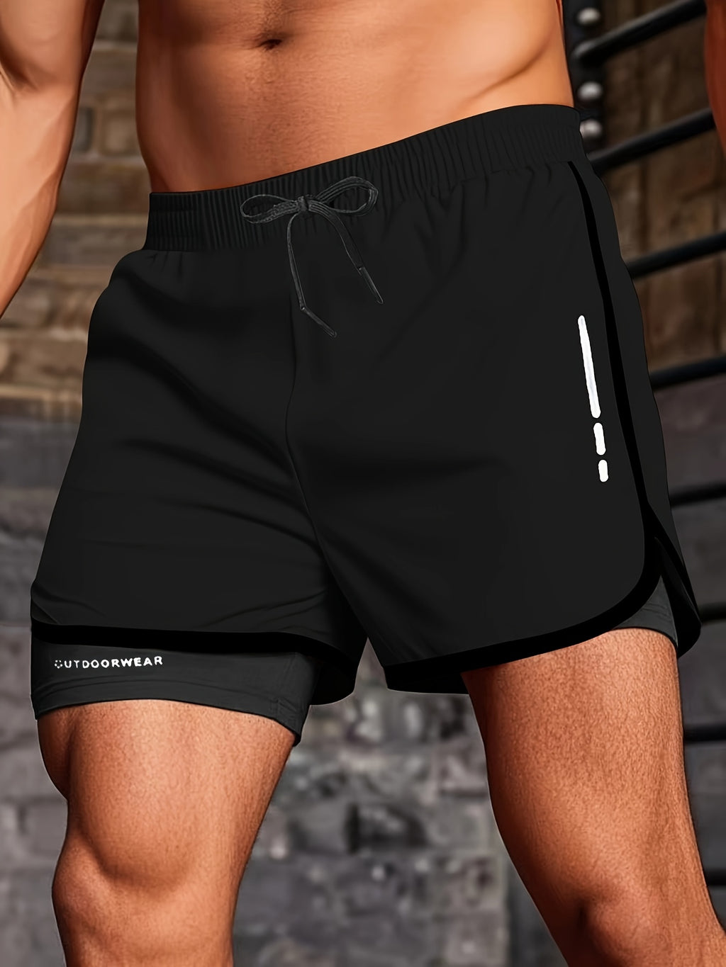 Men's Swim Trunks, Quick-Dry, Flat-Front Lined