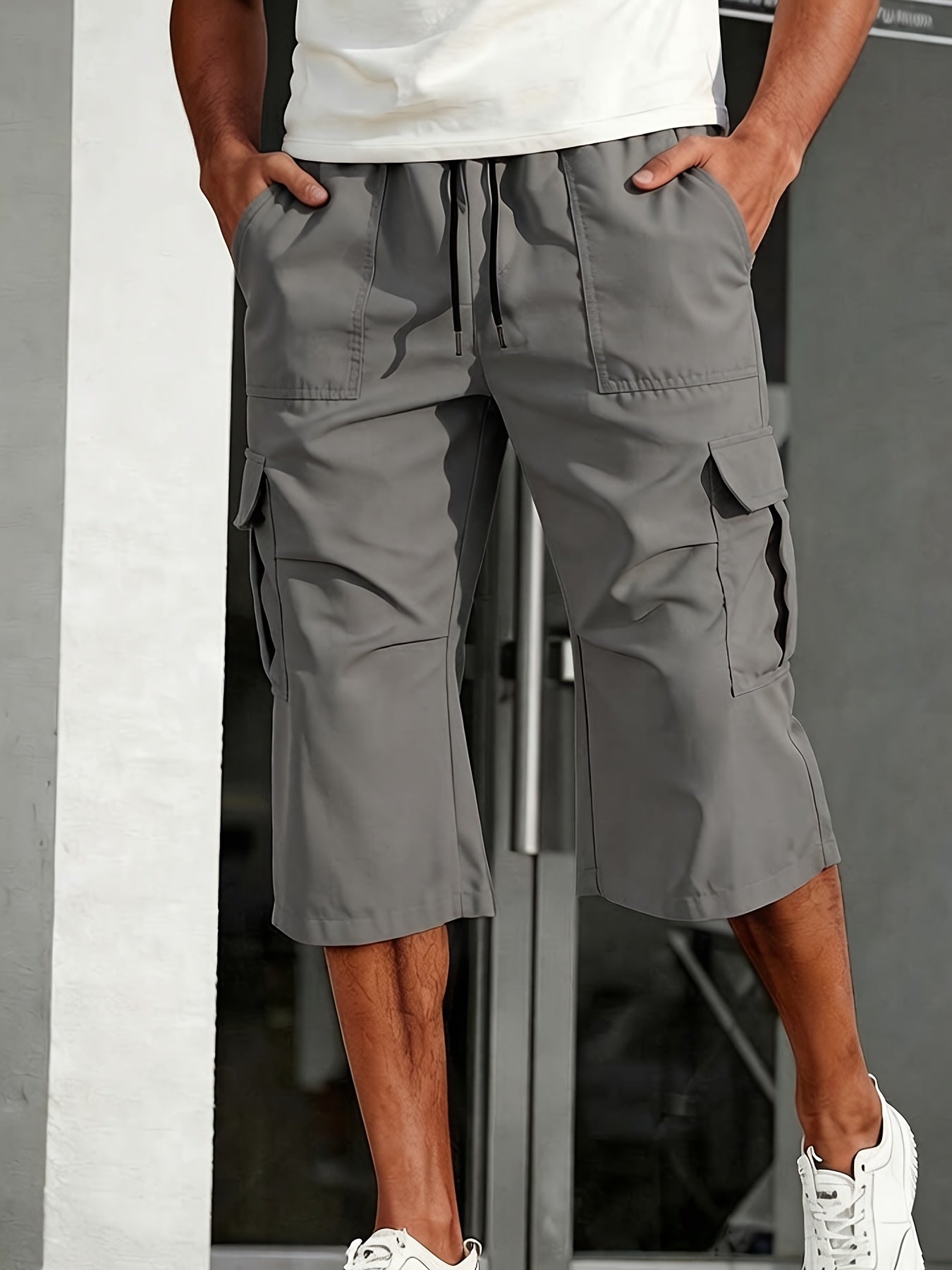 Men's Convertible Cargo Shorts, Multi-Pocket, Quick-Dry