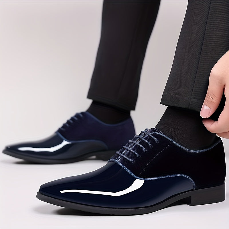 Men's Derby Dress Shoes, Pointed-Toe Business