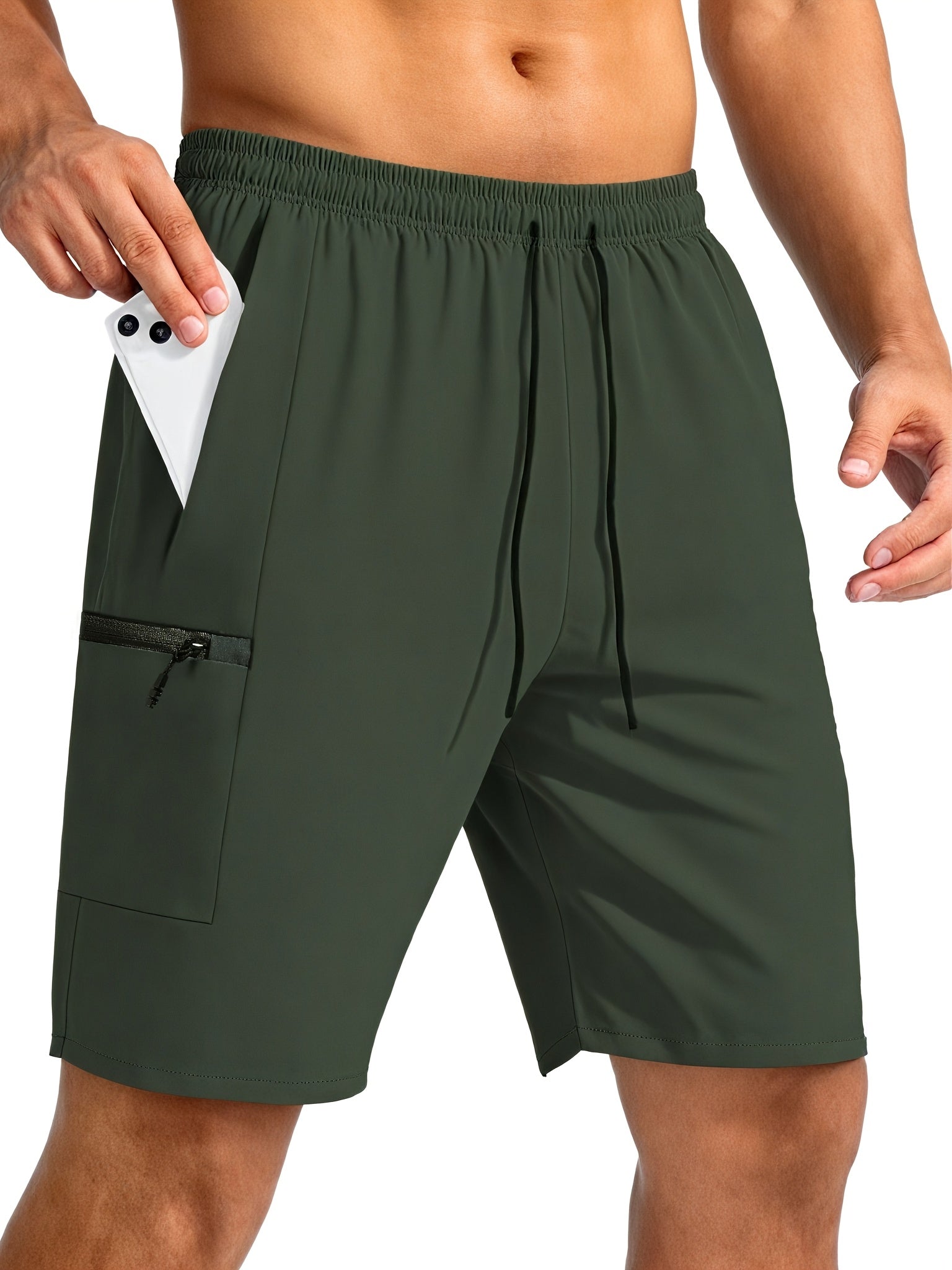 Men's Hiking Shorts, Quick-Dry, Zippered Pockets