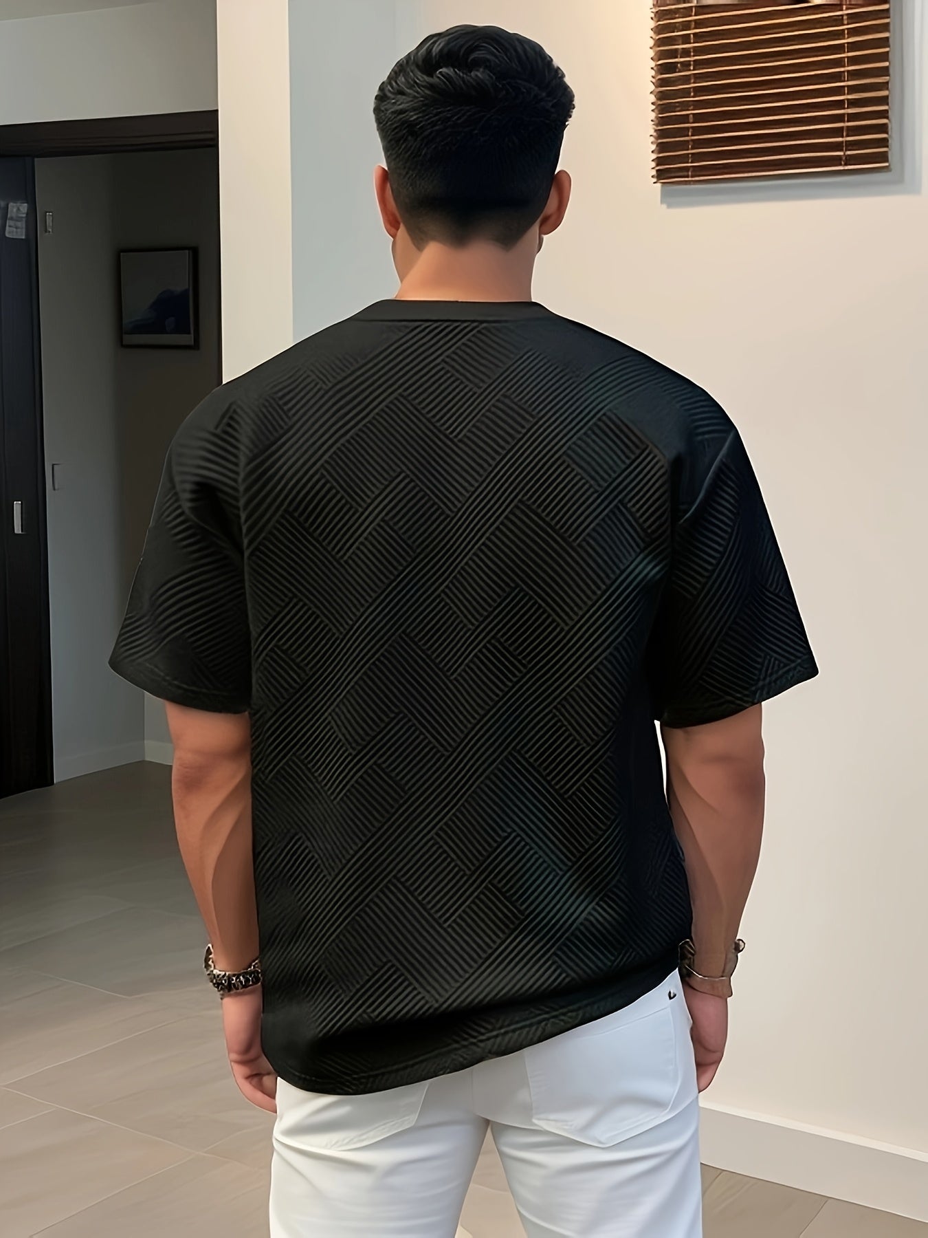 Men's Crew-Neck T-Shirt, Solid, Everyday
