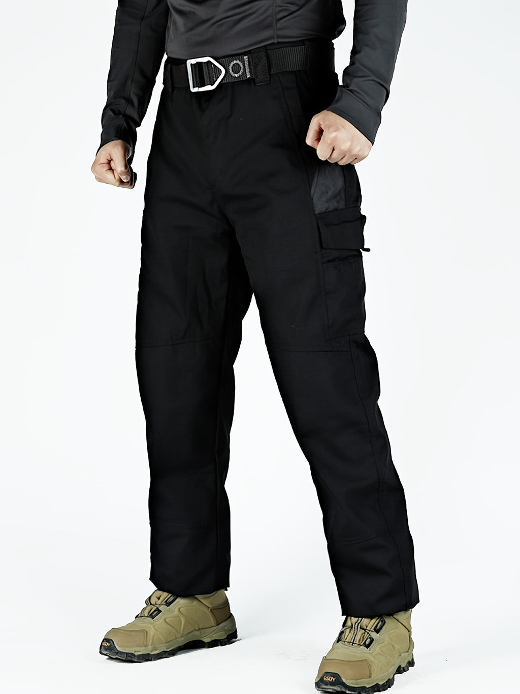 Men's Tactical Cargo Pants, Multi-Pocket Workwear