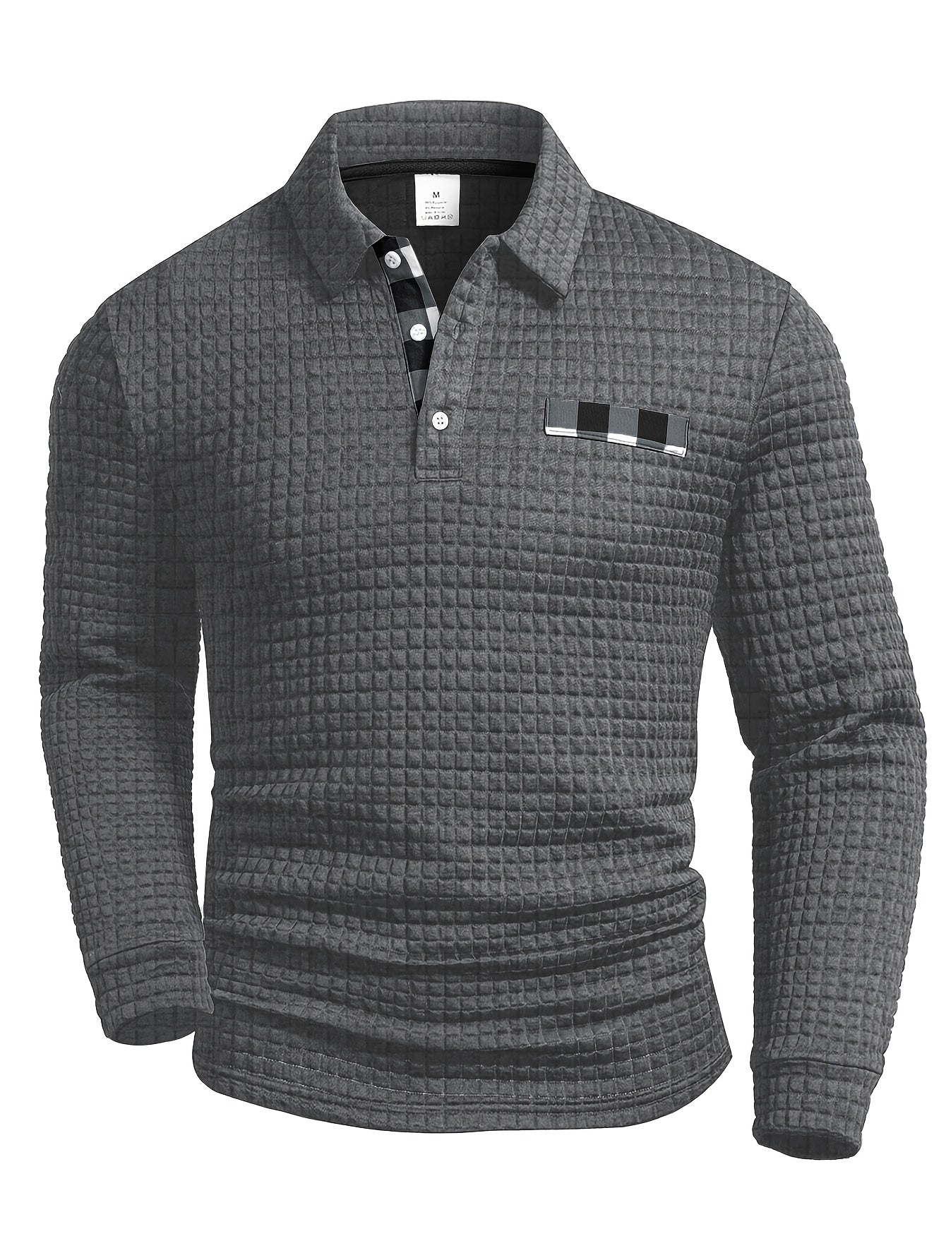 Men's Plaid Flannel Shirt, Long-Sleeve, Brushed
