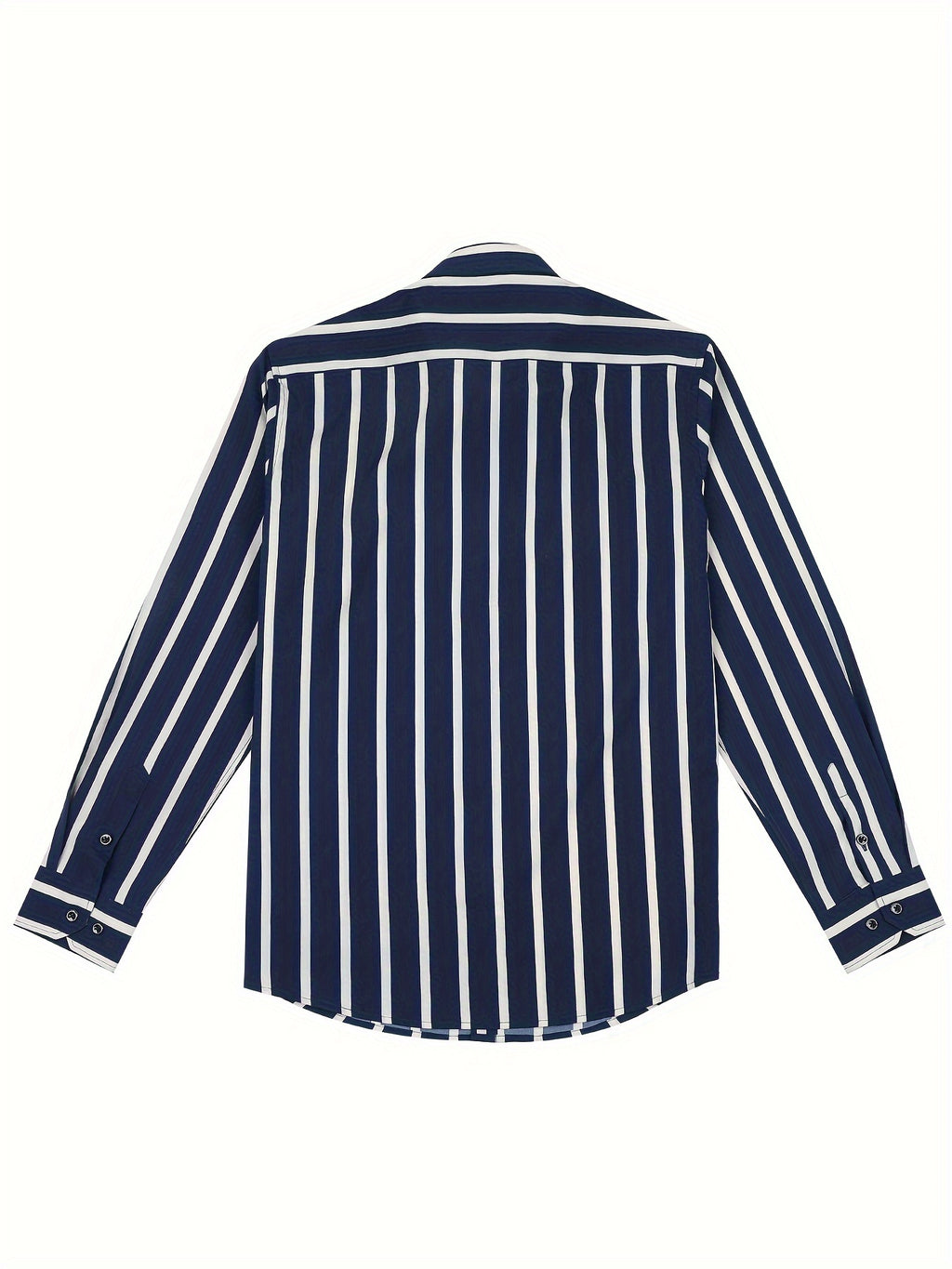 Men's Long-Sleeve Shirt, Vertical Stripe, Slim Dress