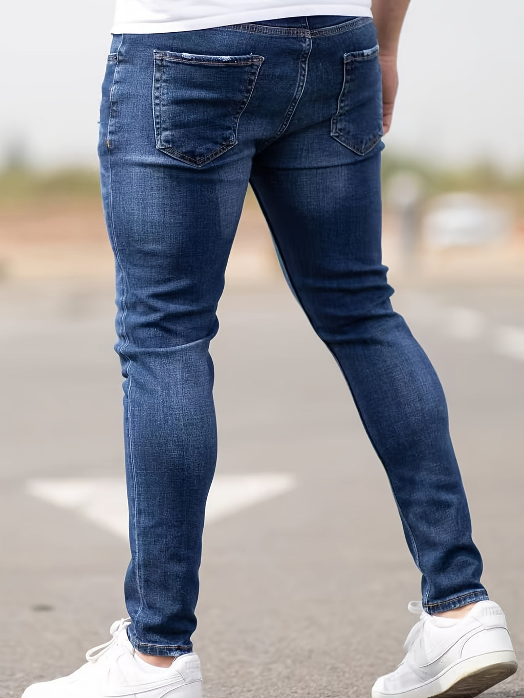 Men's Jeans, Tapered, Slim Distressed
