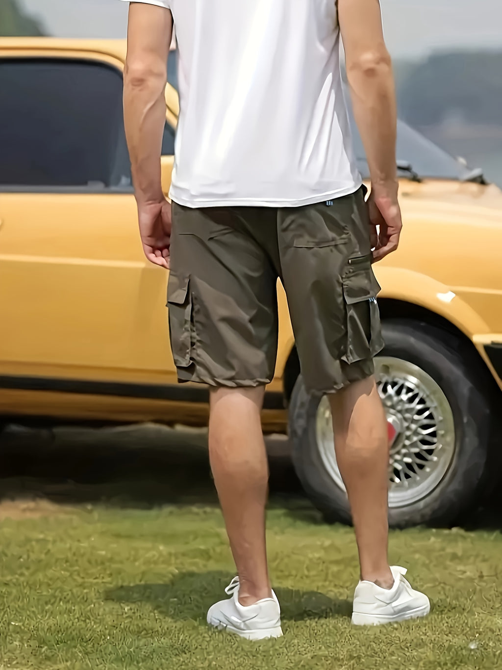 Men's Cargo Shorts, Straight-Leg, Outdoor Casual