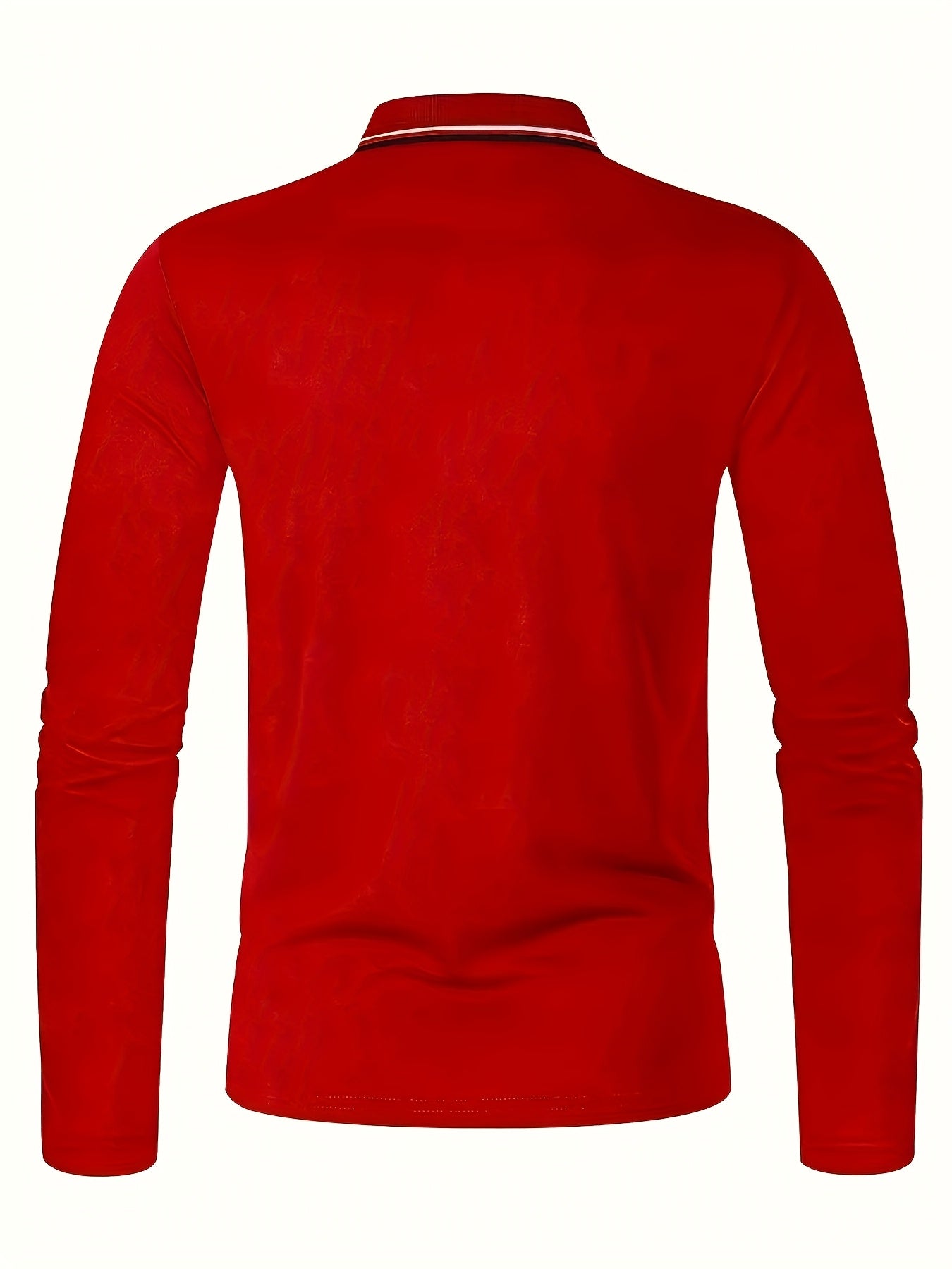 Men's Long-Sleeve Shirt, Printed, Collared Breathable