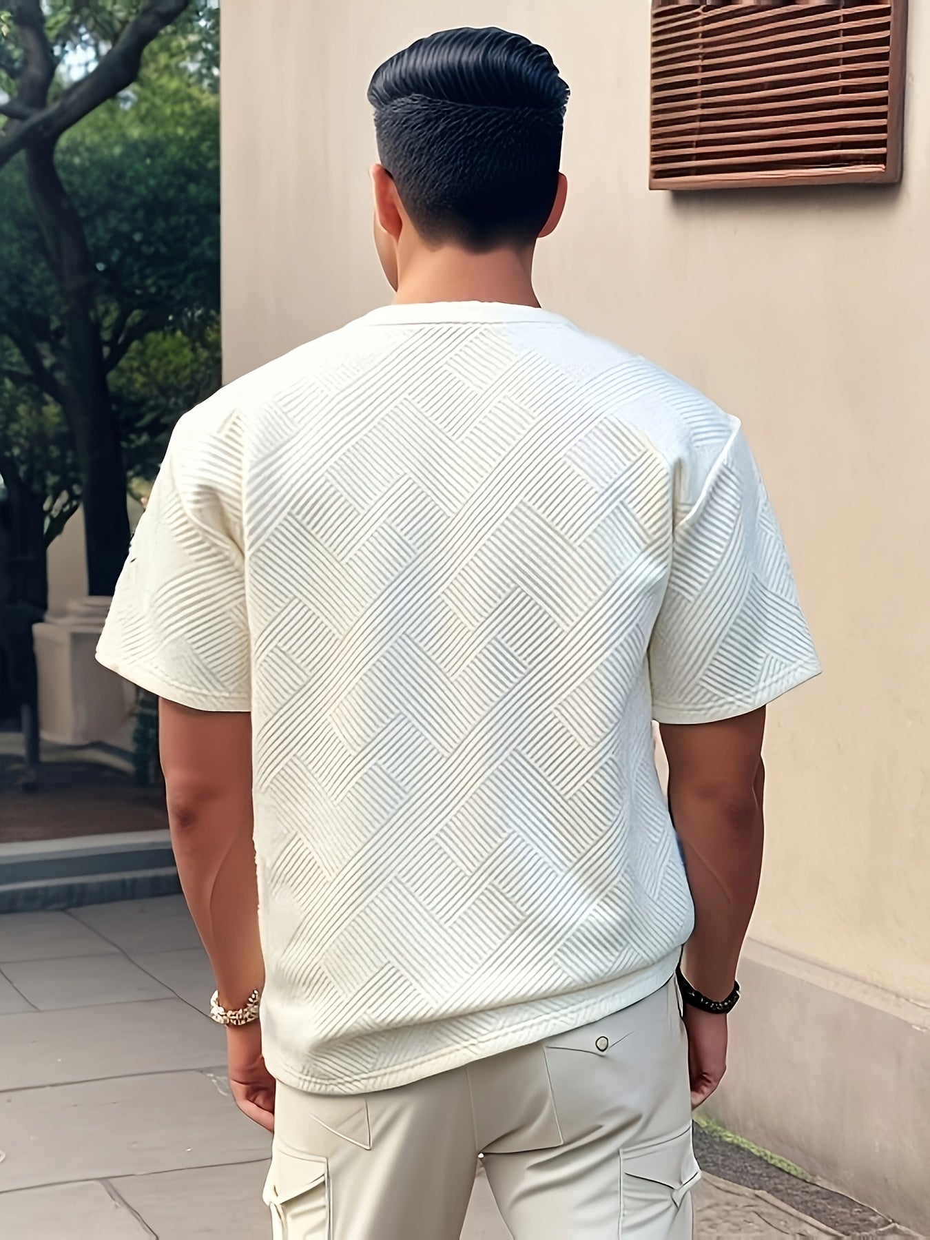 Men's Crew-Neck T-Shirt, Solid, Everyday