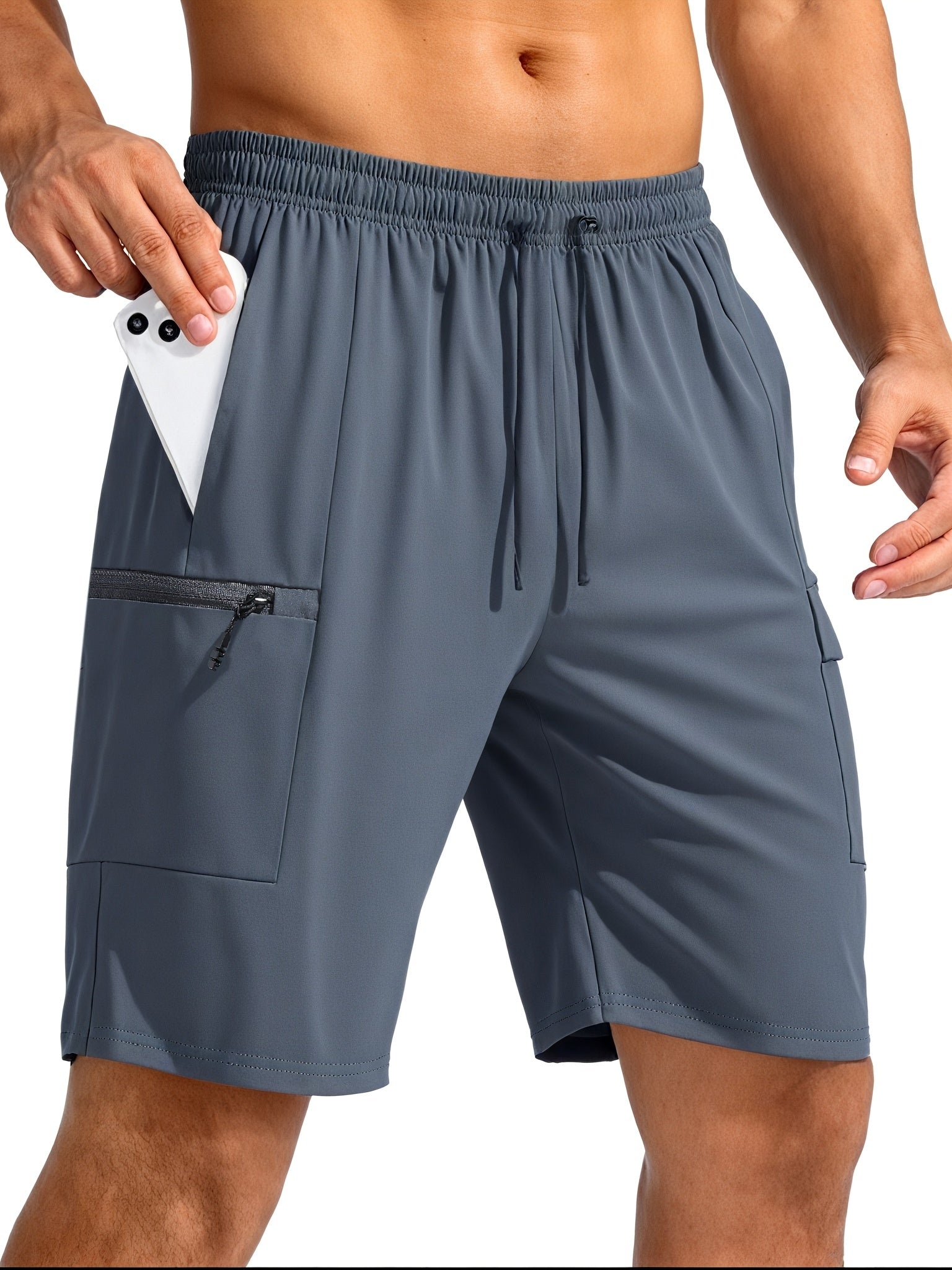 Men's Hiking Shorts, Quick-Dry, Zippered Pockets