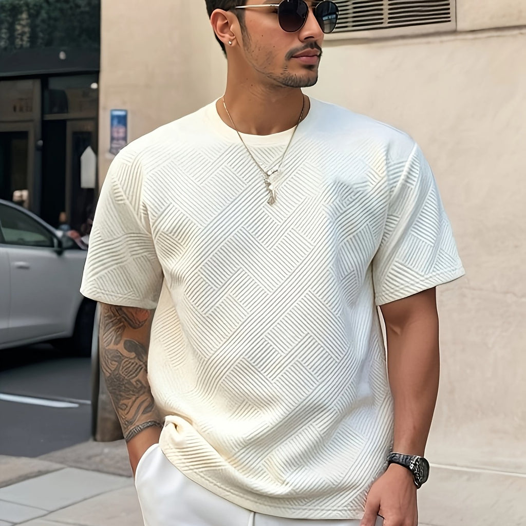 Men's Crew-Neck T-Shirt, Solid, Everyday