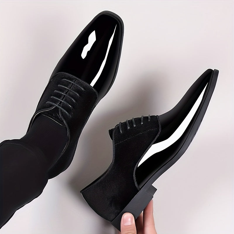 Men's Derby Dress Shoes, Pointed-Toe Business