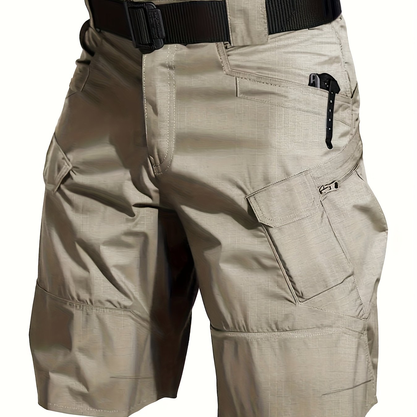Men's Tactical Cargo Shorts, Heavy-Duty, Multi-Pocket Outdoor