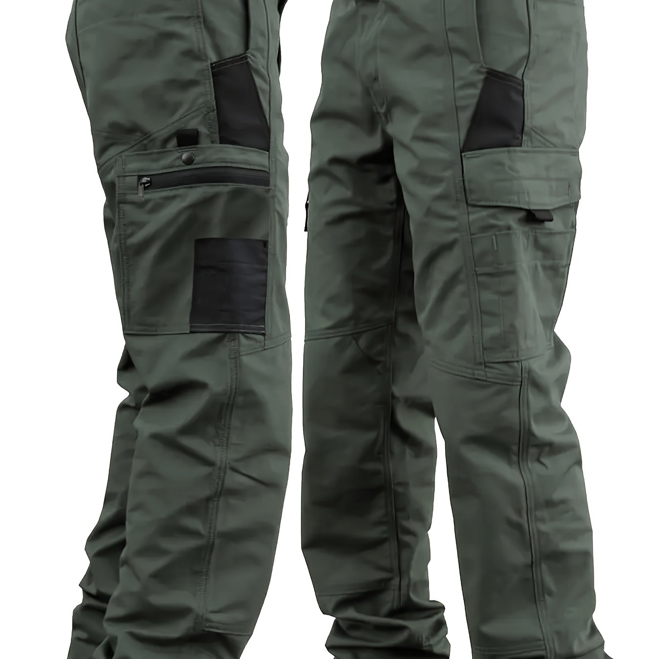 Men's Tactical Cargo Pants, Multi-Pocket Workwear