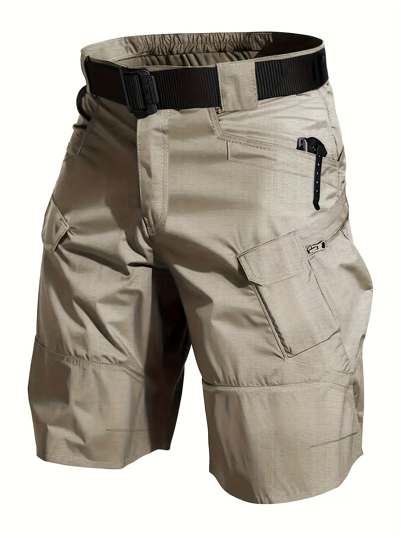 Men's Tactical Cargo Shorts, Multi-Pocket, Durable Outdoor