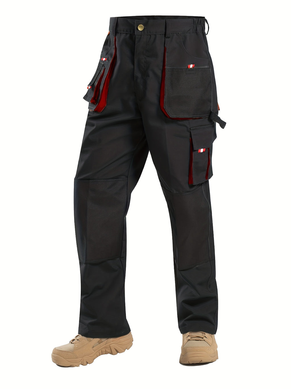 Men's Work Pants, Multi-Pocket, Heavy-Duty Utility