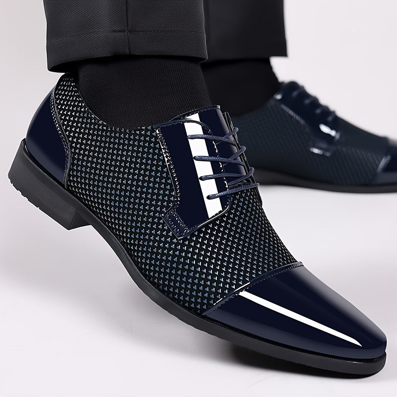Men's Derby Dress Shoes, Pointed-Toe Business