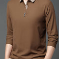 Men's Long-Sleeve Shirt, Button Detail, Casual