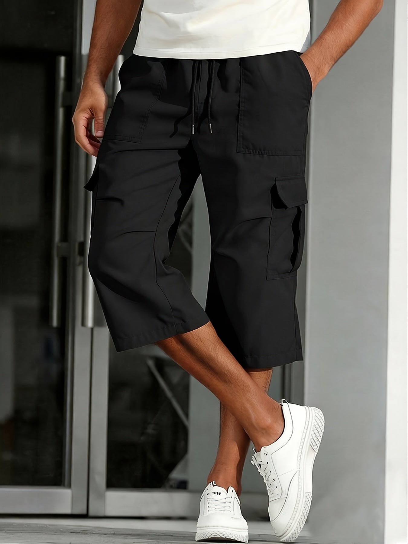 Men's Convertible Cargo Shorts, Multi-Pocket, Quick-Dry