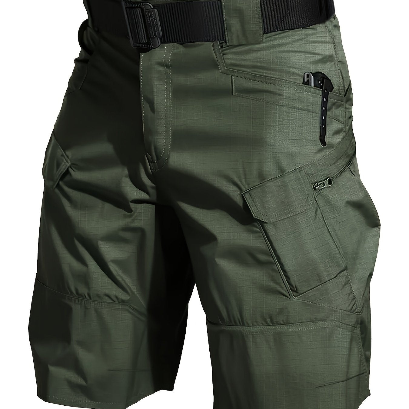 Men's Tactical Cargo Shorts, Heavy-Duty, Multi-Pocket Outdoor