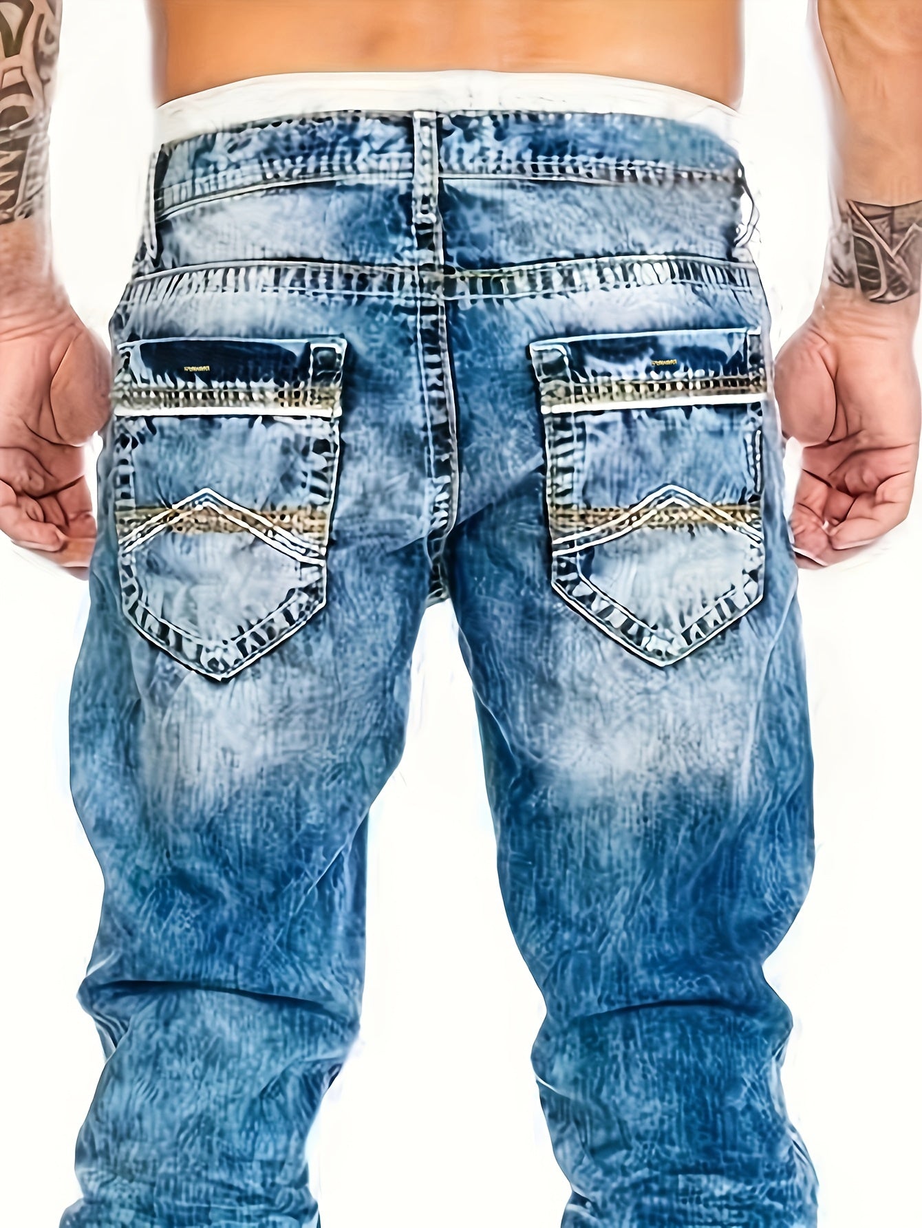 Men's Jeans, Vintage Wash, Slim Straight-Leg