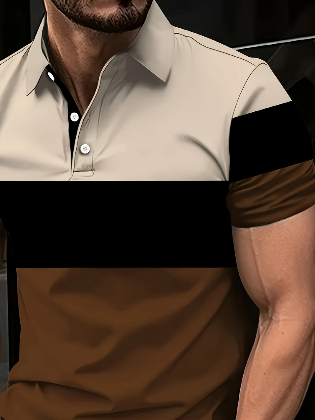 Men's Polo Shirt, Short-Sleeve, Versatile Casual