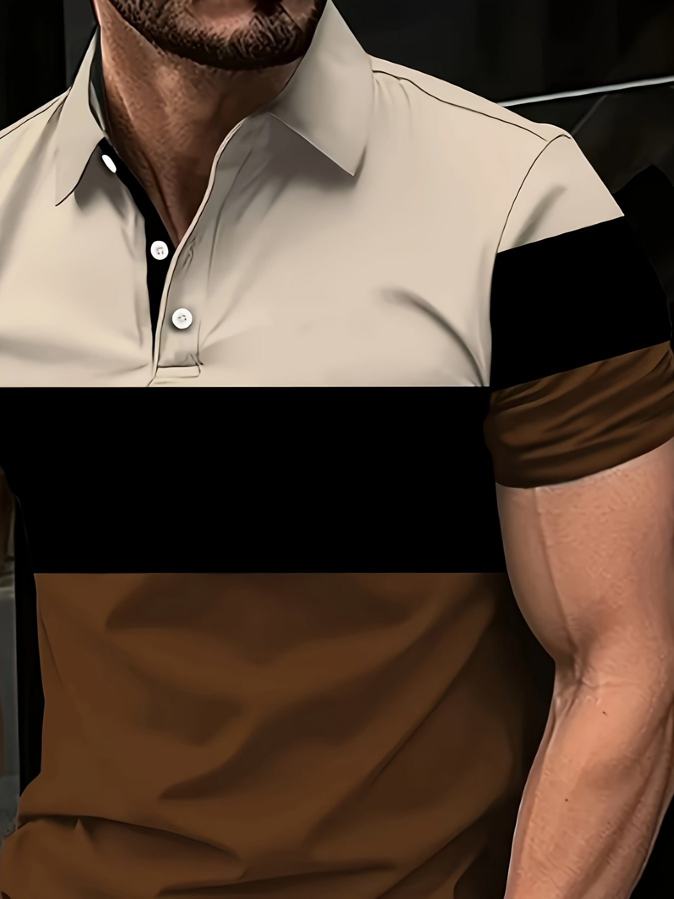 Men's Polo Shirt, Short-Sleeve, Versatile Casual