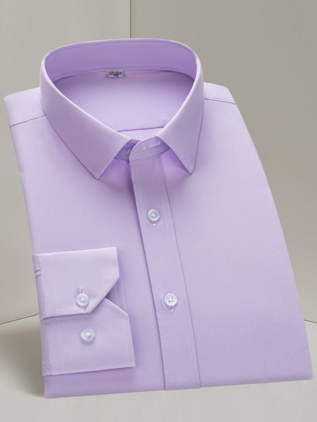 Men's Long-Sleeve Shirt, Solid, Stretch Business