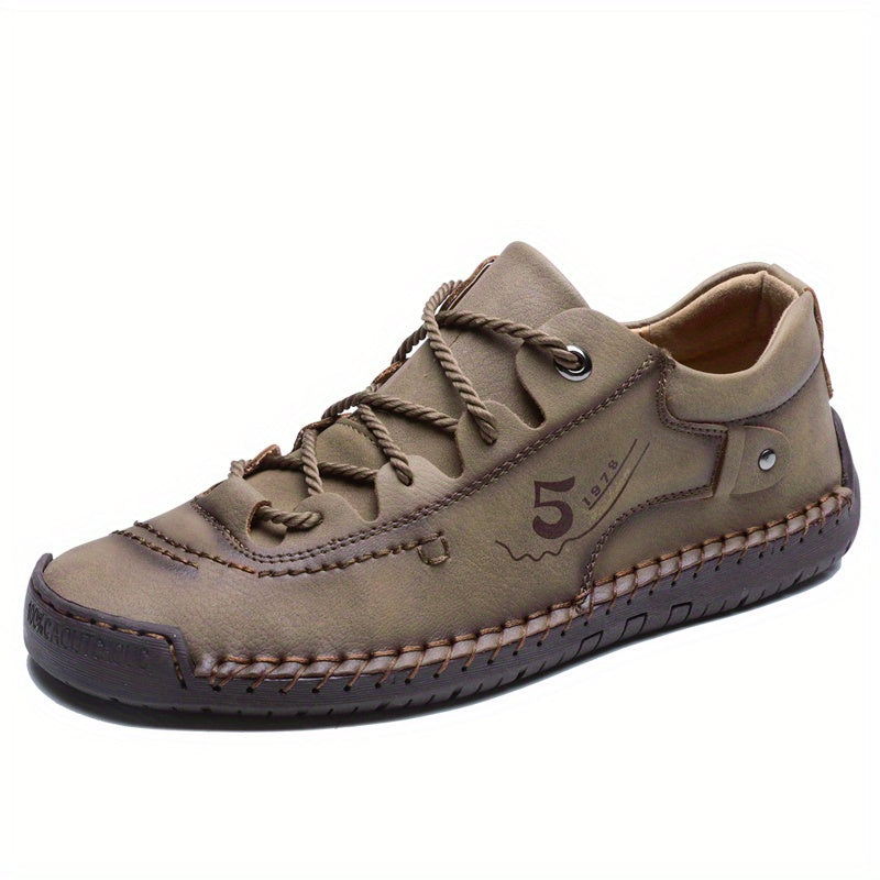 Men's Handmade Casual Sneakers, Outdoor Walking