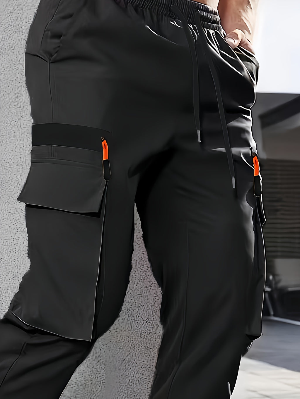 Men's Cargo Pants, Straight-Leg, Loose Multi-Pocket