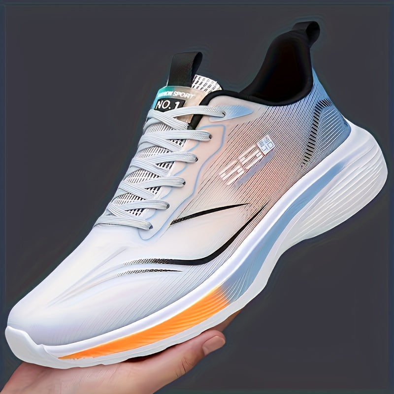 Men's Low-Top Running Sneakers, Cushioned Lightweight
