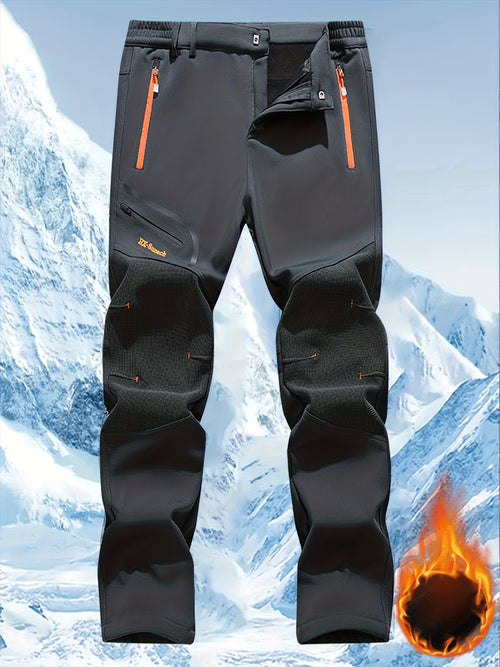 Men's Cargo Pants, Zippered Pockets, Insulated