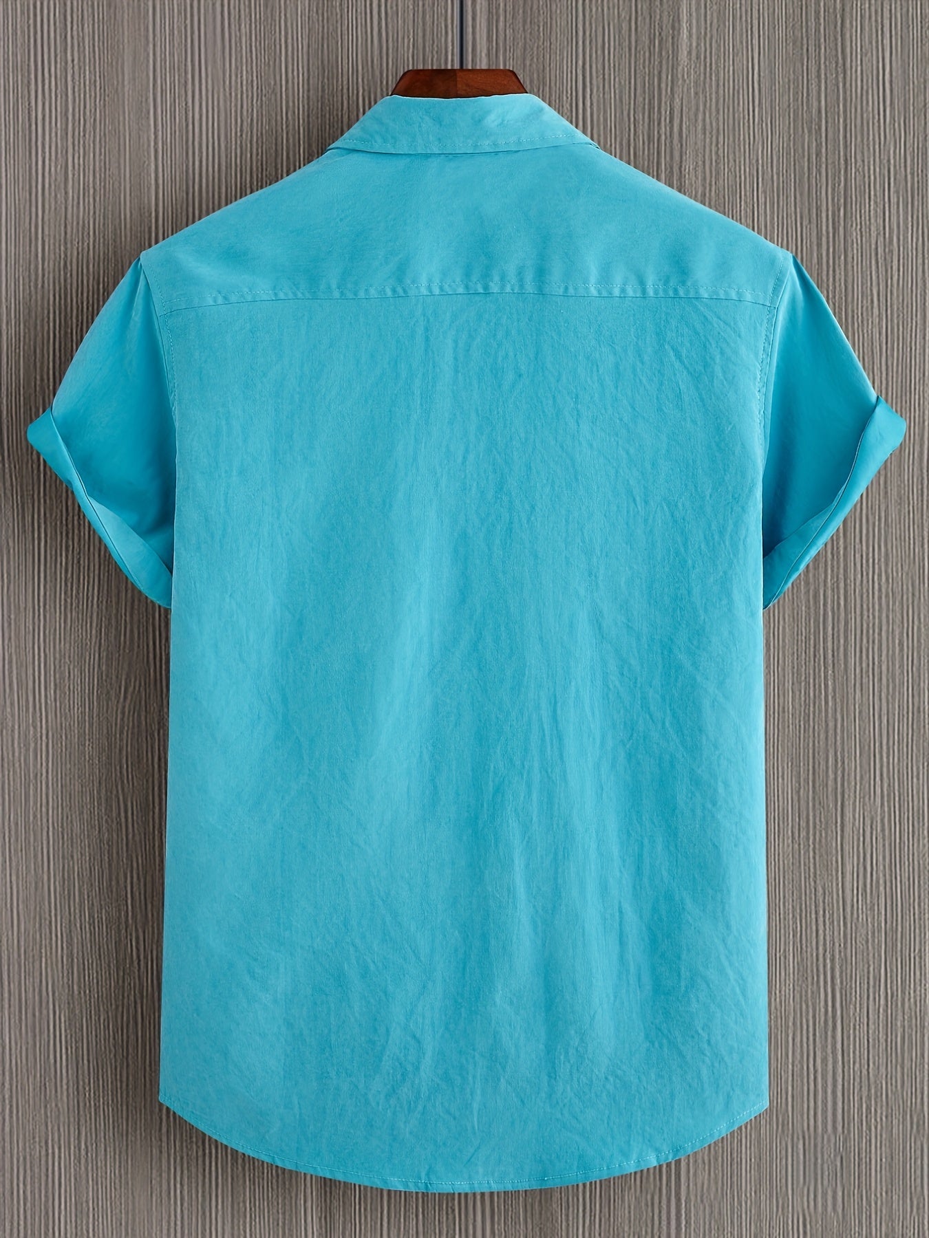 Men's Short-Sleeve Shirt, Casual Button-Down