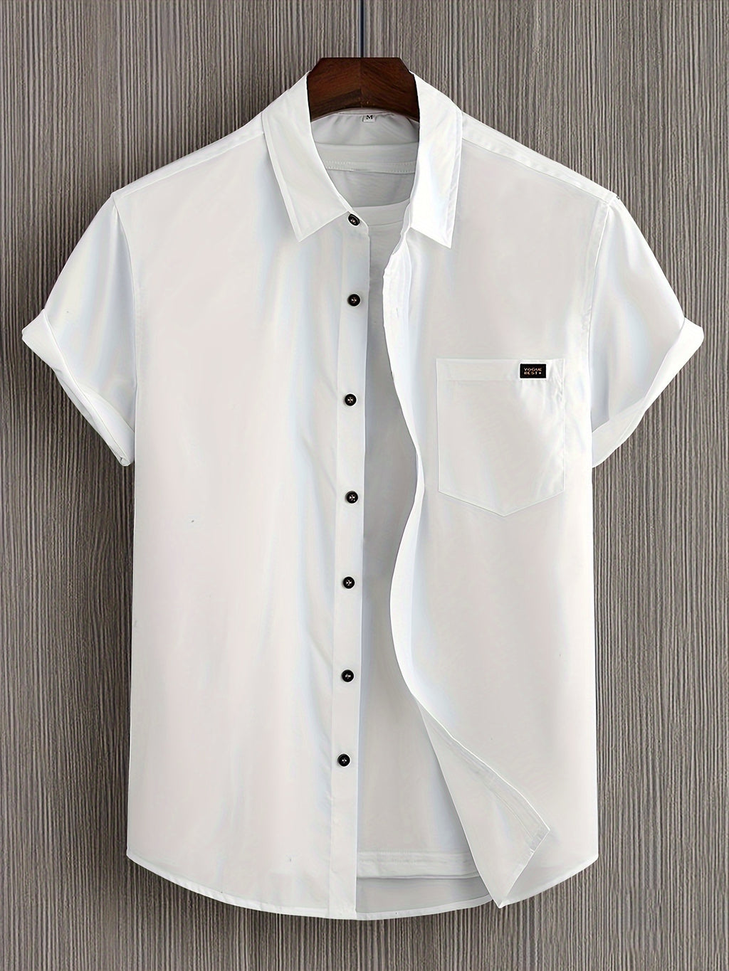Men's Short-Sleeve Shirt, Casual Button-Down