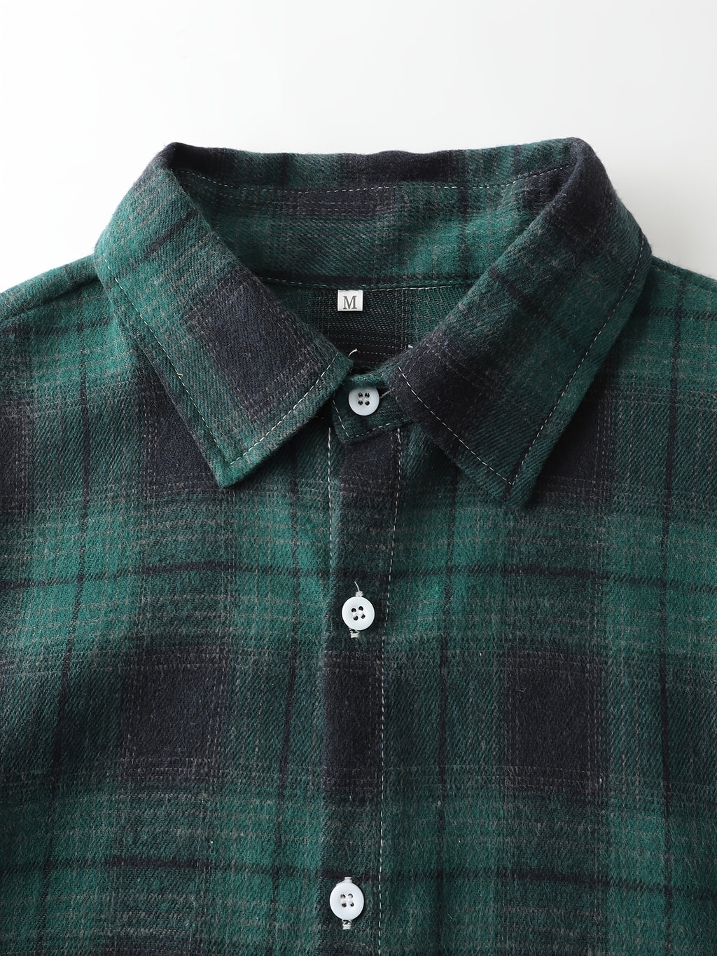 Men's Flannel Shirt, Loose-Fit Plaid, Long-Sleeve