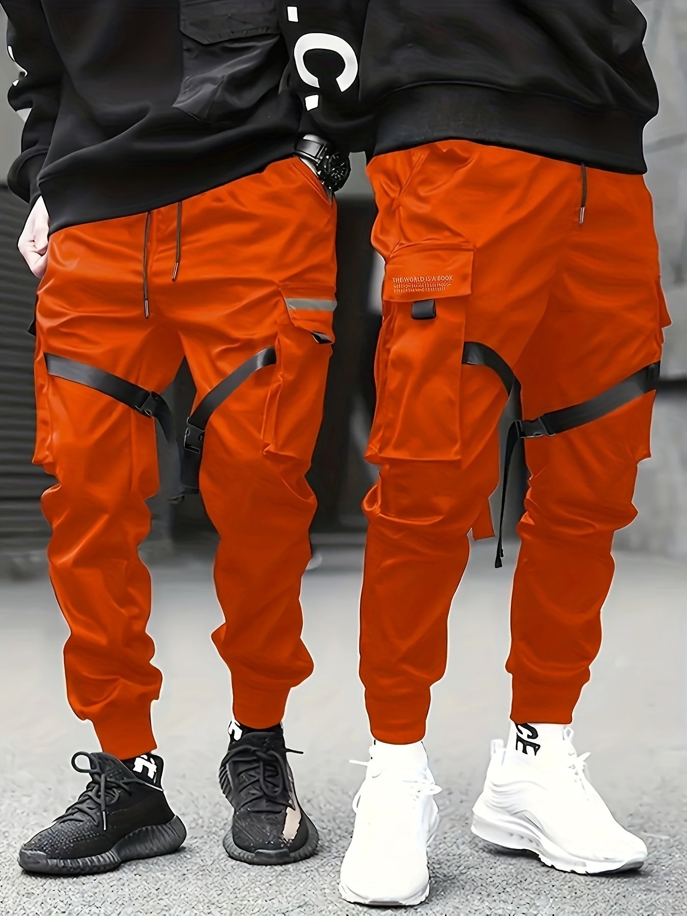Men's Cargo Pants, Straight-Leg, Slim Multi-Pocket
