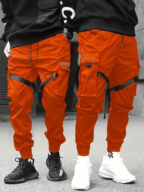 Men's Cargo Pants, Straight-Leg, Slim Multi-Pocket