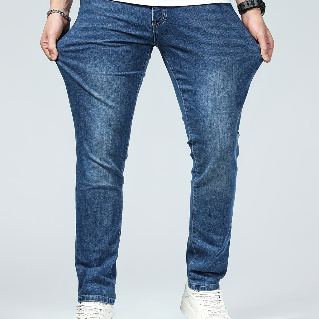 Men's Jeans, Blue Wash, Slim-Fit Stretch
