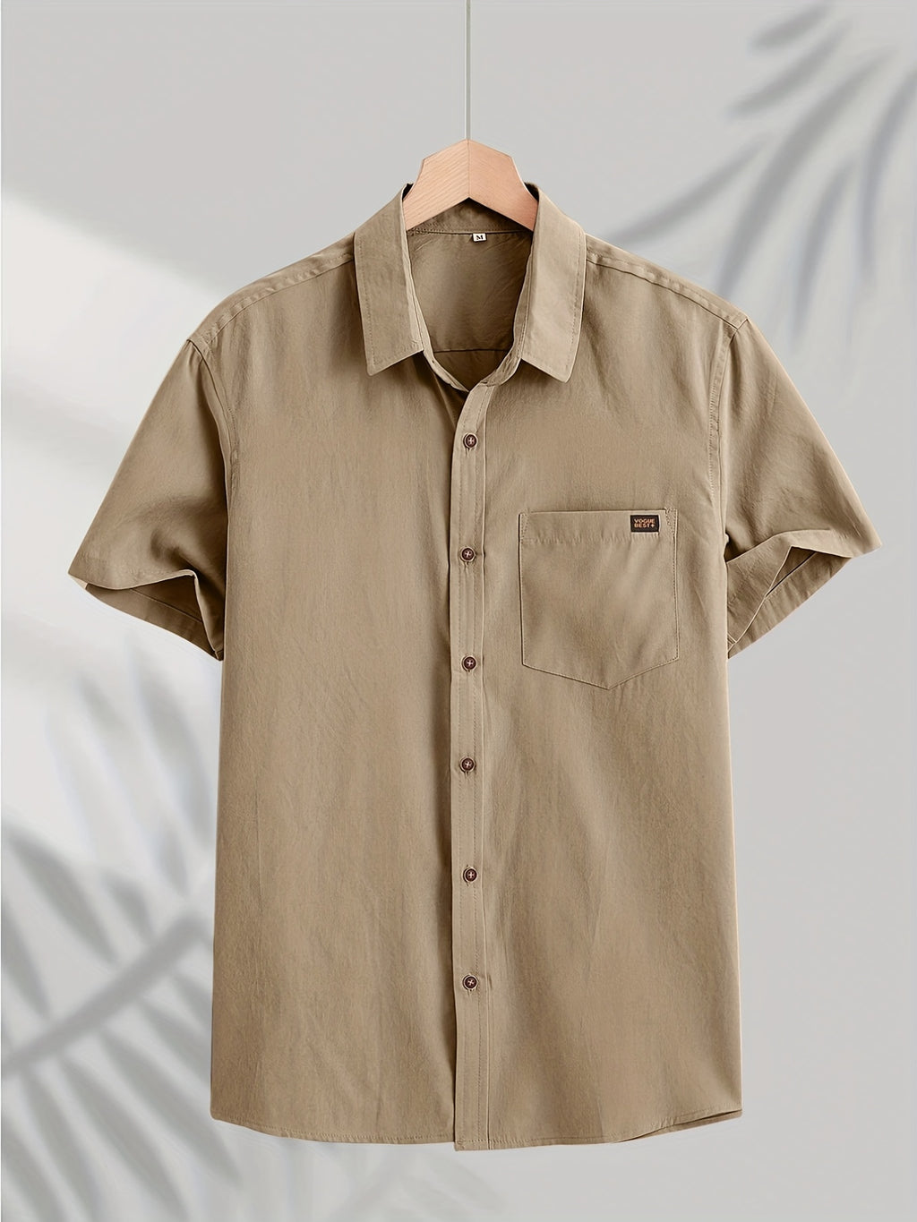 Men's Short-Sleeve Shirt, Casual Button-Down