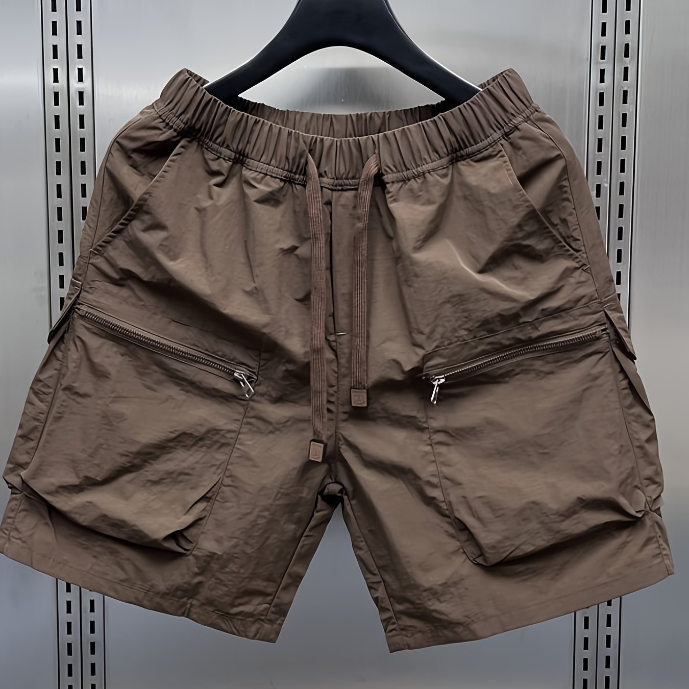 Men's Cargo Shorts, Multi-Pocket, Loose Straight-Leg Casual