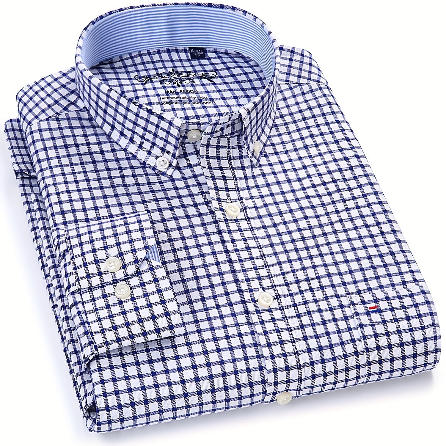 Men's Long-Sleeve Shirt, Classic Stripe, Business