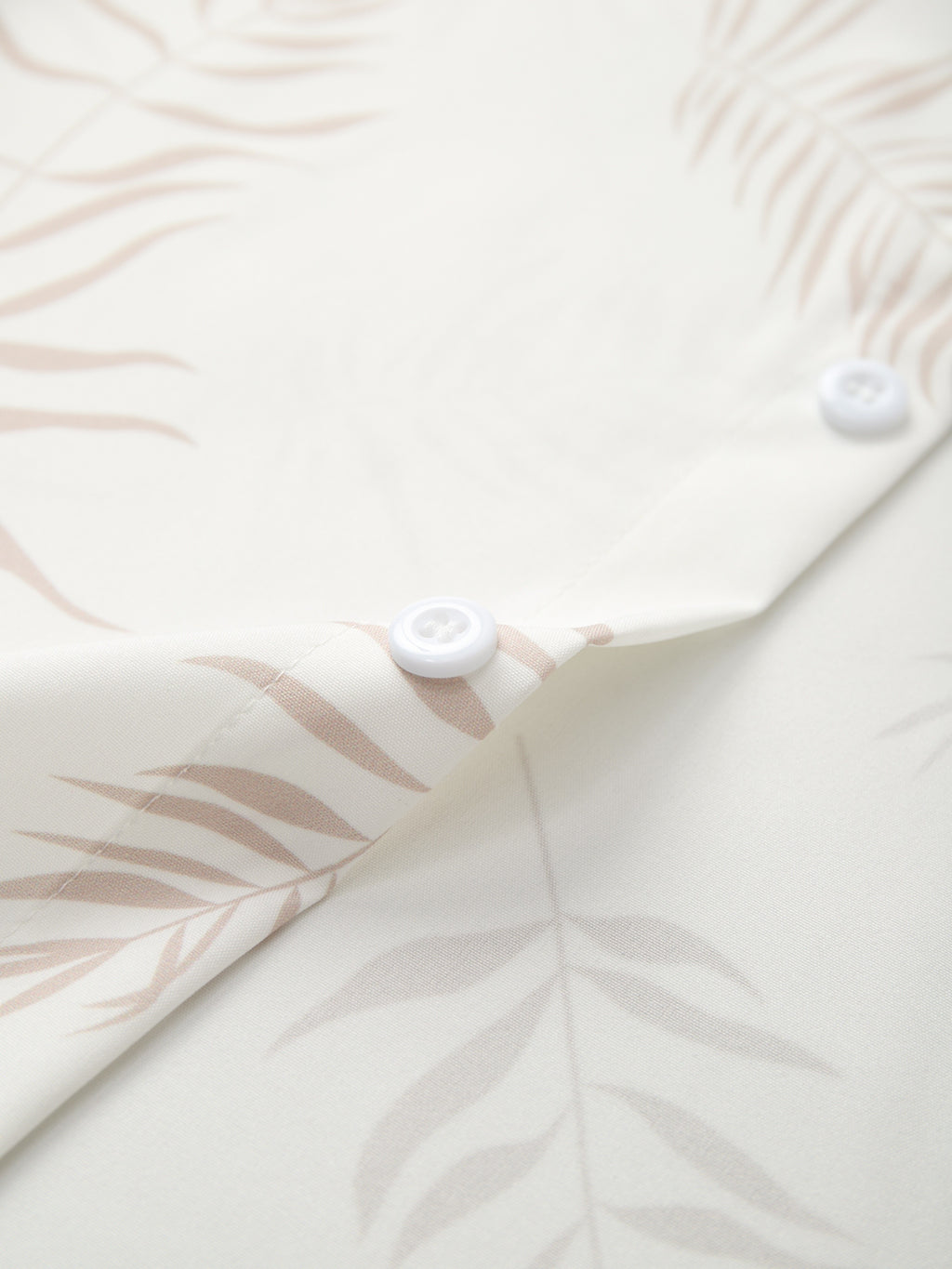 Men's Leaf-Print Shirt & Shorts Set, Short-Sleeve