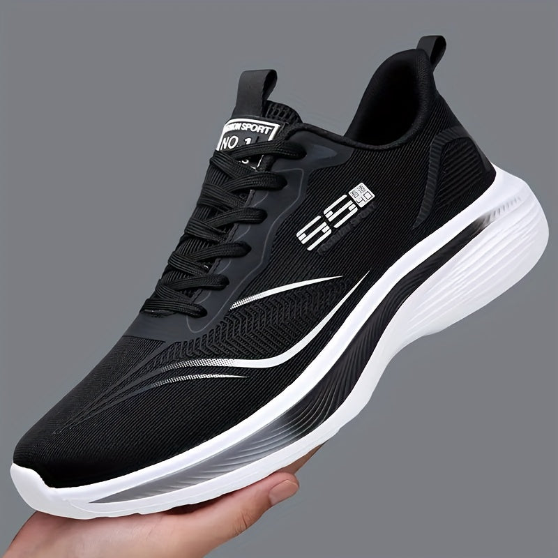 Men's Low-Top Running Sneakers, Cushioned Lightweight