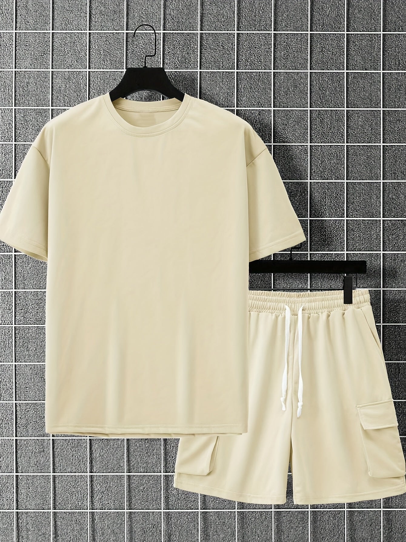 Men's Sport Shorts Set, Casual Two-Piece