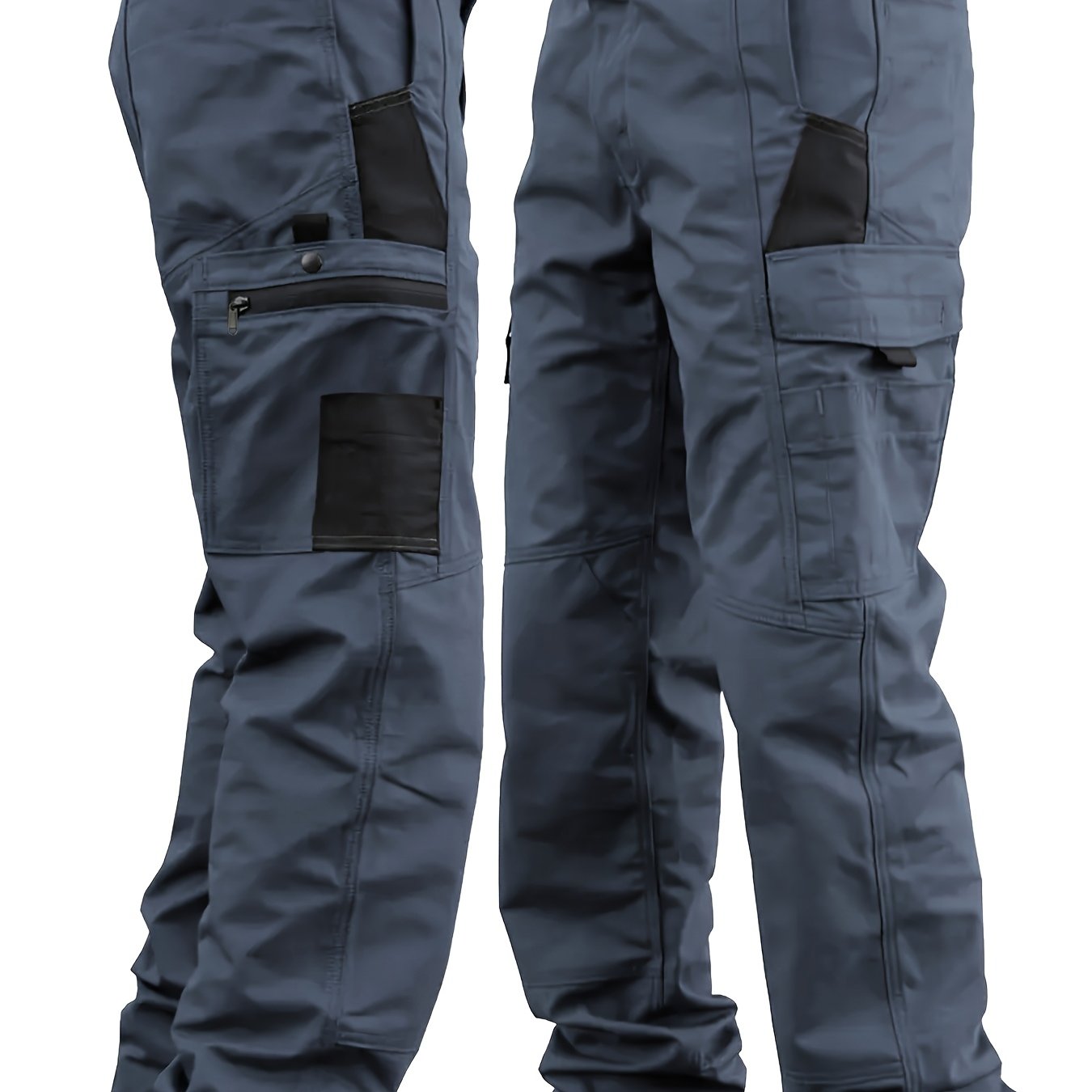 Men's Tactical Cargo Pants, Multi-Pocket Workwear