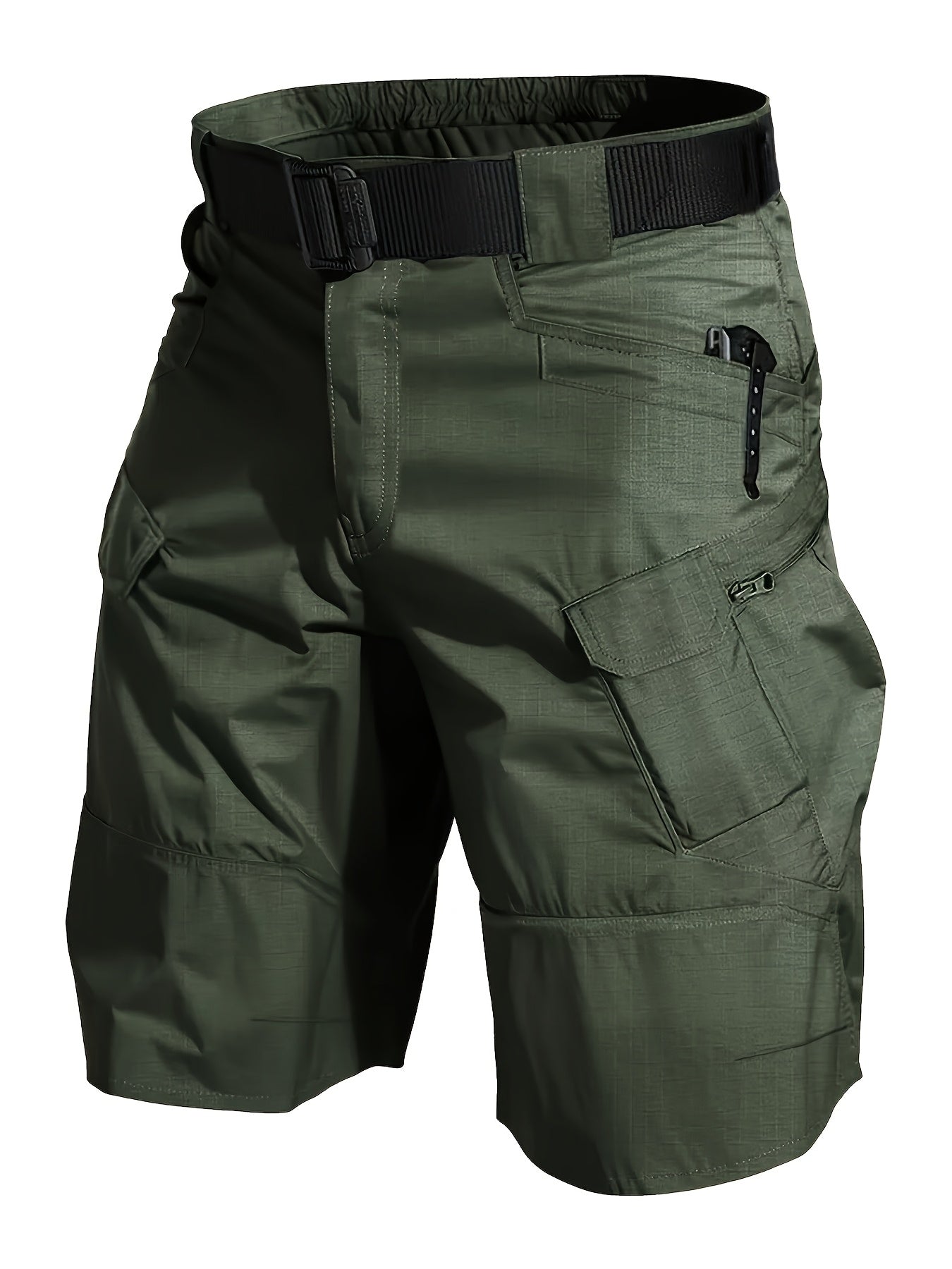Men's Tactical Cargo Shorts, Heavy-Duty, Multi-Pocket Outdoor