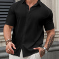 Men's Short-Sleeve Shirt, Casual Street Style